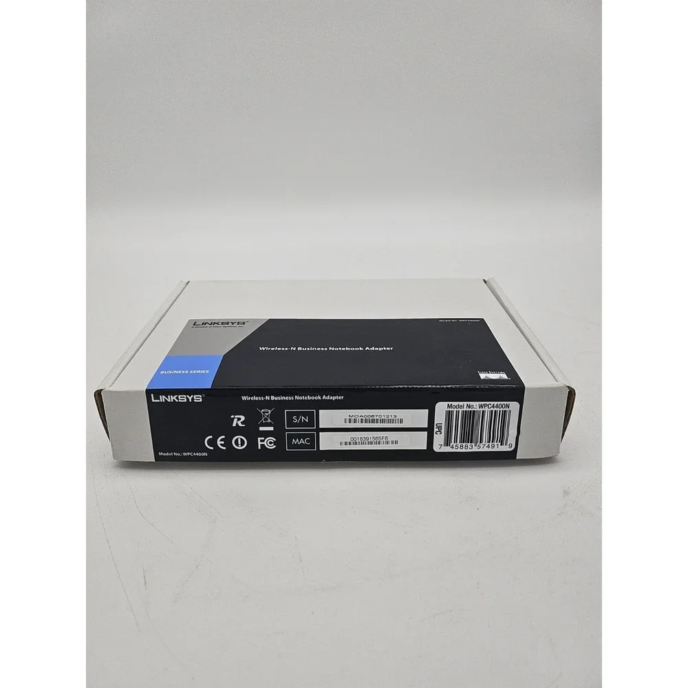 Cisco Linksys Business Series Wireless-N Business Notebook Adapter #WPC4400N NEW
